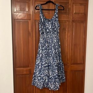 Paisley midi dress